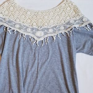 Boutique laced top
